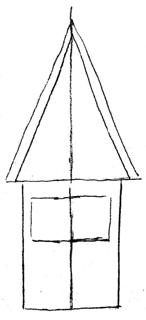 Etape2 tour maison bois architecture imaginaire helenevalentin dessins apprendre