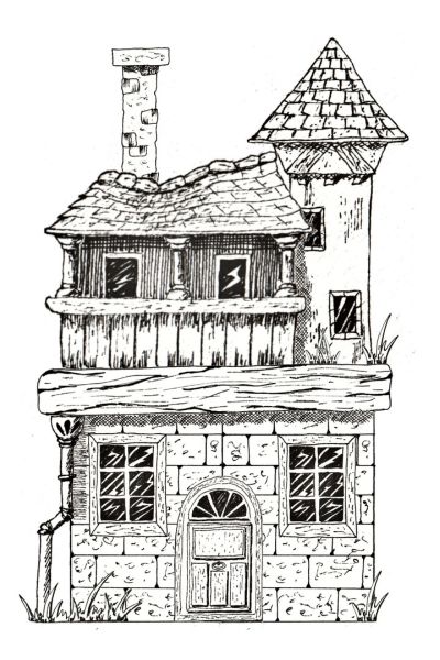 Maisons dessin encre apprendre imaginaires helenevalentin modules livres