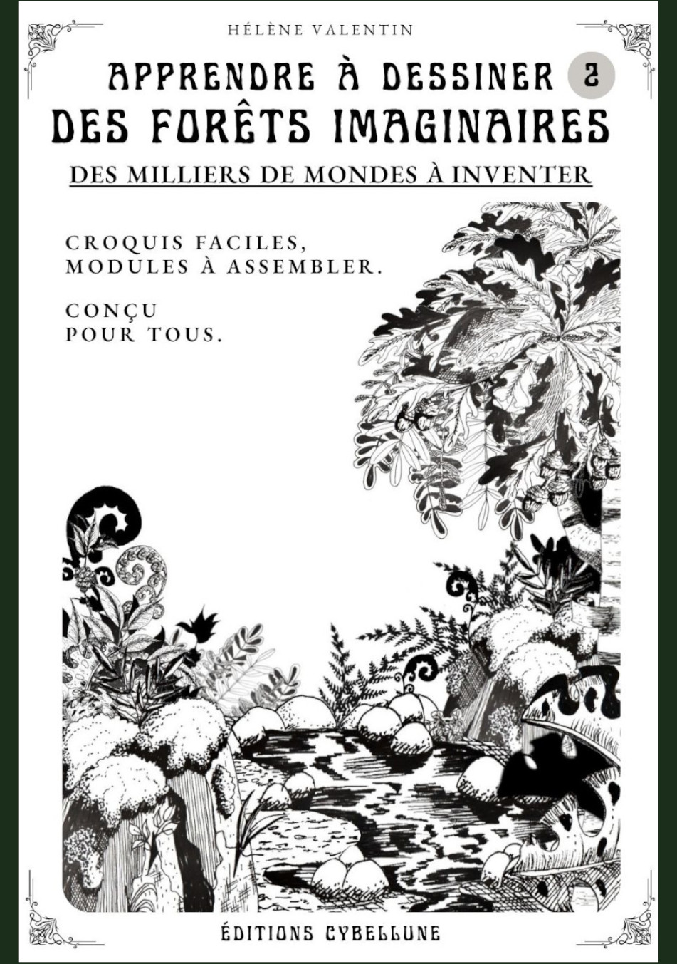 Dessins forest imaginaires apprendre livre helenevalentin