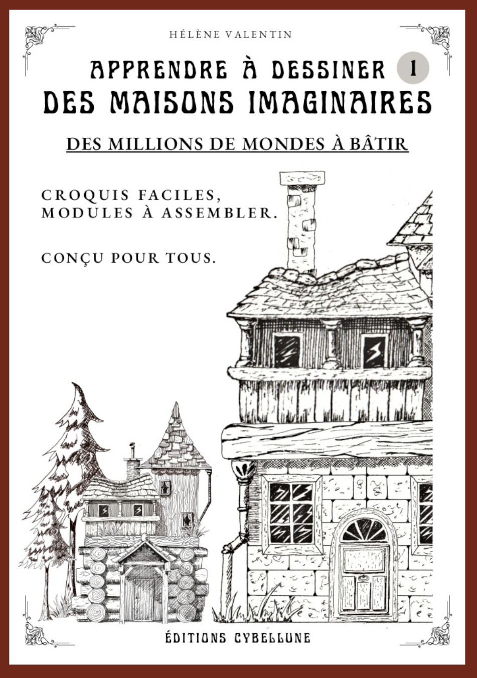 Dessins maisons modules imaginaires apprendre livre helenevalentin