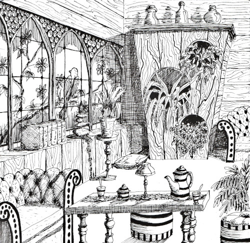 Apprendre dessins salon imaginaire livre helenevalentin modules