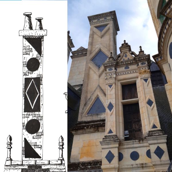 Dessin chambord chateau maisons imaginaires helenevalentin modules livre apprendre