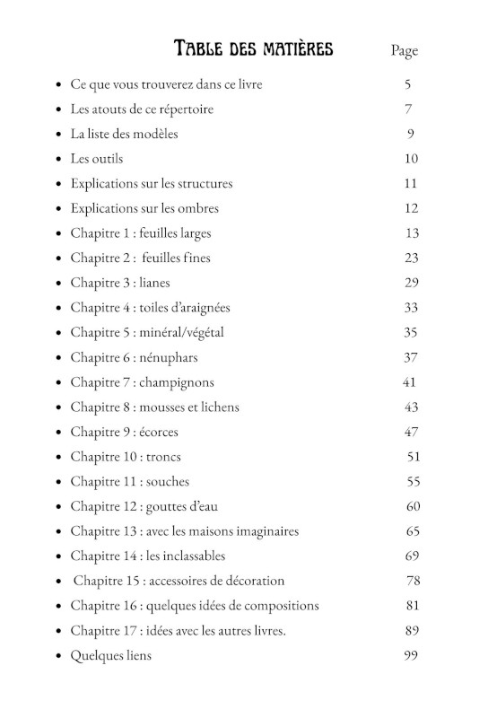 Tablematieres dessin apprendre livre debutants helenevalentin idees