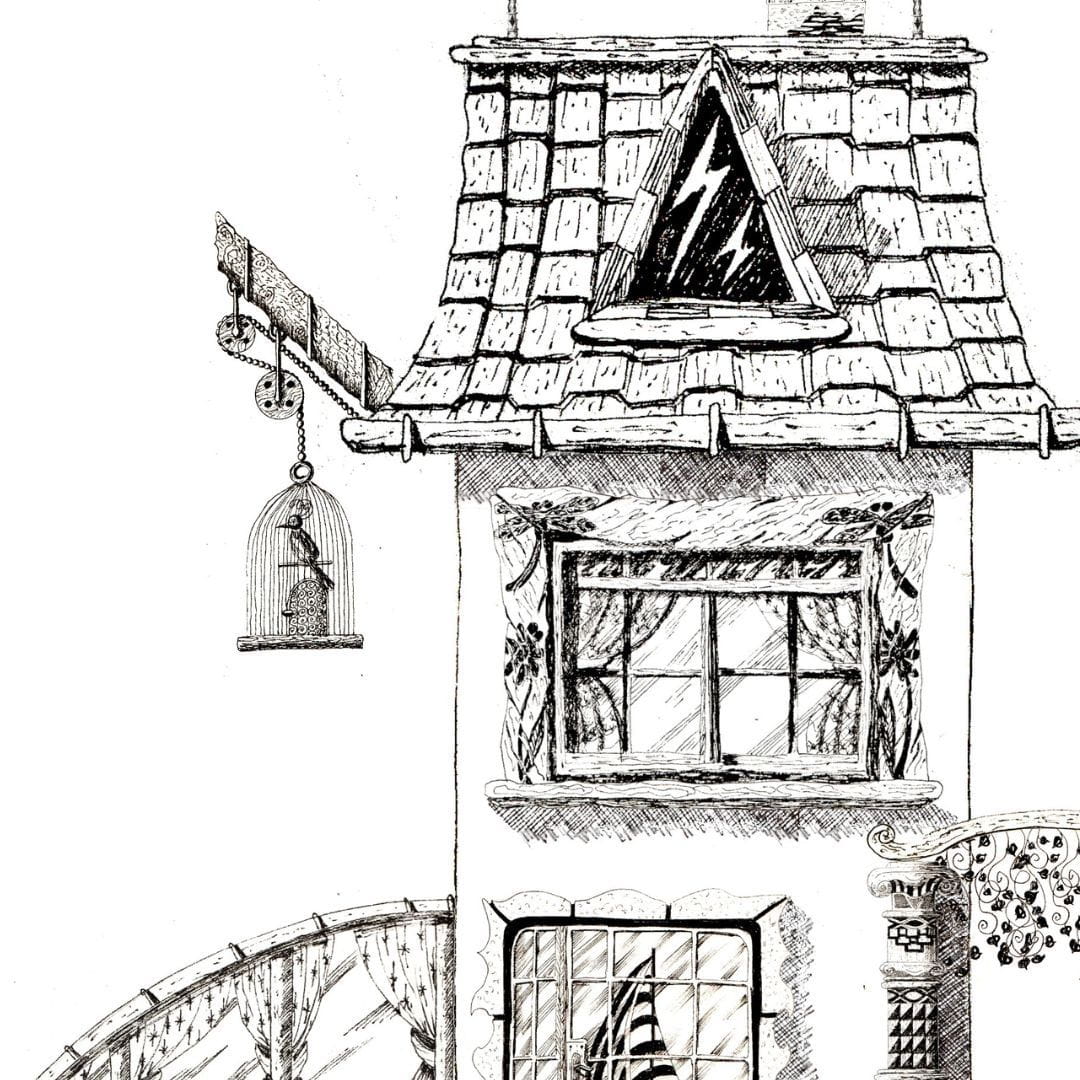 Visuel CENT IDEES livre apprendre dessin maisons helenevalentin (1)